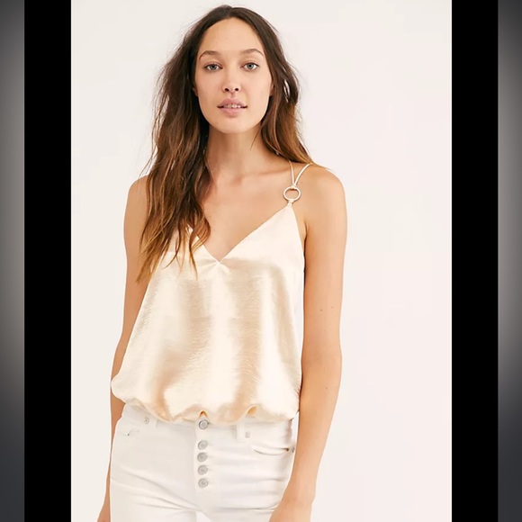 Intimately Free People Ring Strap Bodysuit NWT - Picture 1 of 6